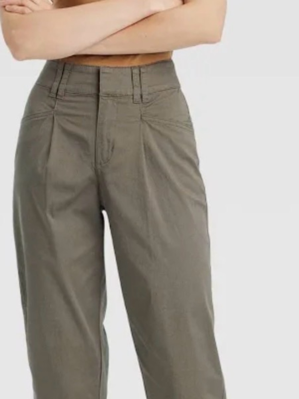 a new day Olive High-Waist Wide Leg Pants